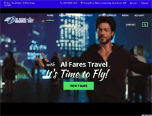 Tablet Screenshot of alfarestravel.com